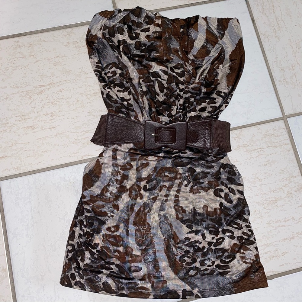 Monaco Animal Print Dress